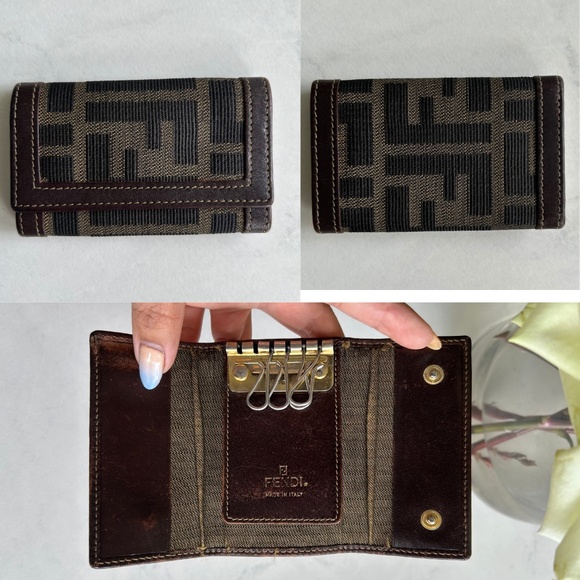 Fendi Accessories - Authentic Fendi Key Case/ Holder Zucca Print